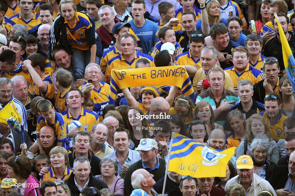 13 September 2009; Clare supporters celebrate on the pitch after the game. Bord Gais Energy GAA All-Ireland U21 Hurling Championship Final, Clare v Kilkenny, Croke Park, Dublin. Picture credit: Pat Murphy / SPORTSFILE