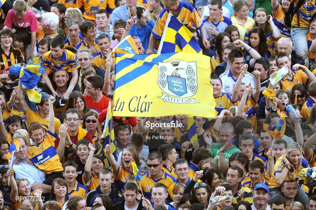 13 September 2009; Clare supporters celebrate on the pitch after the game. Bord Gais Energy GAA All-Ireland U21 Hurling Championship Final, Clare v Kilkenny, Croke Park, Dublin. Picture credit: Pat Murphy / SPORTSFILE