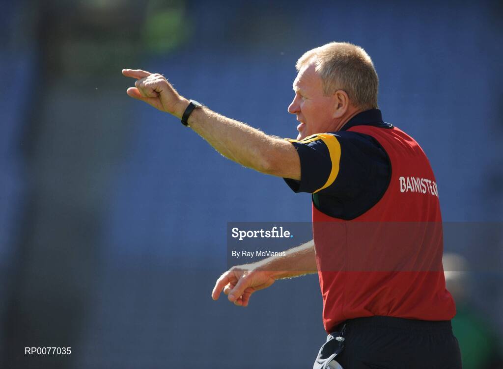 13 September 2009; Offaly manager Joachim Kelly. Gala All-Ireland Junior Camogie Championship Final, Offaly v Waterford, Croke Park, Dublin. Picture credit: Ray McManus / SPORTSFILE
