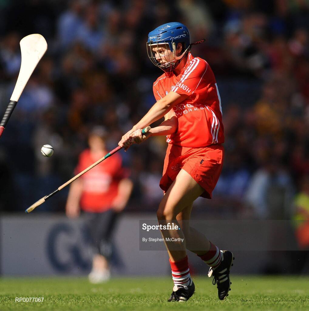 13 September 2009; Eimear O'Sullivan, Cork. Gala All-Ireland Senior Camogie Championship Final, Cork v Kilkenny, Croke Park, Dublin. Picture credit: Stephen McCarthy / SPORTSFILE