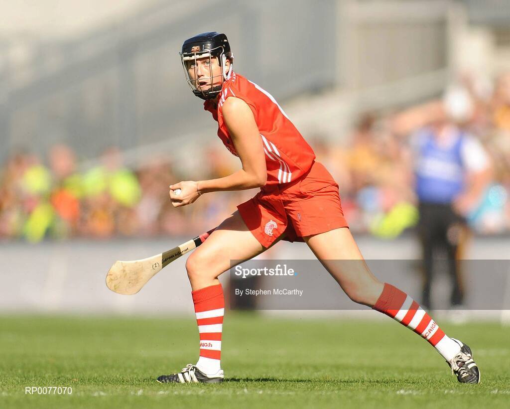 13 September 2009; Gemma O'Connor, Cork. Gala All-Ireland Senior Camogie Championship Final, Cork v Kilkenny, Croke Park, Dublin. Picture credit: Stephen McCarthy / SPORTSFILE