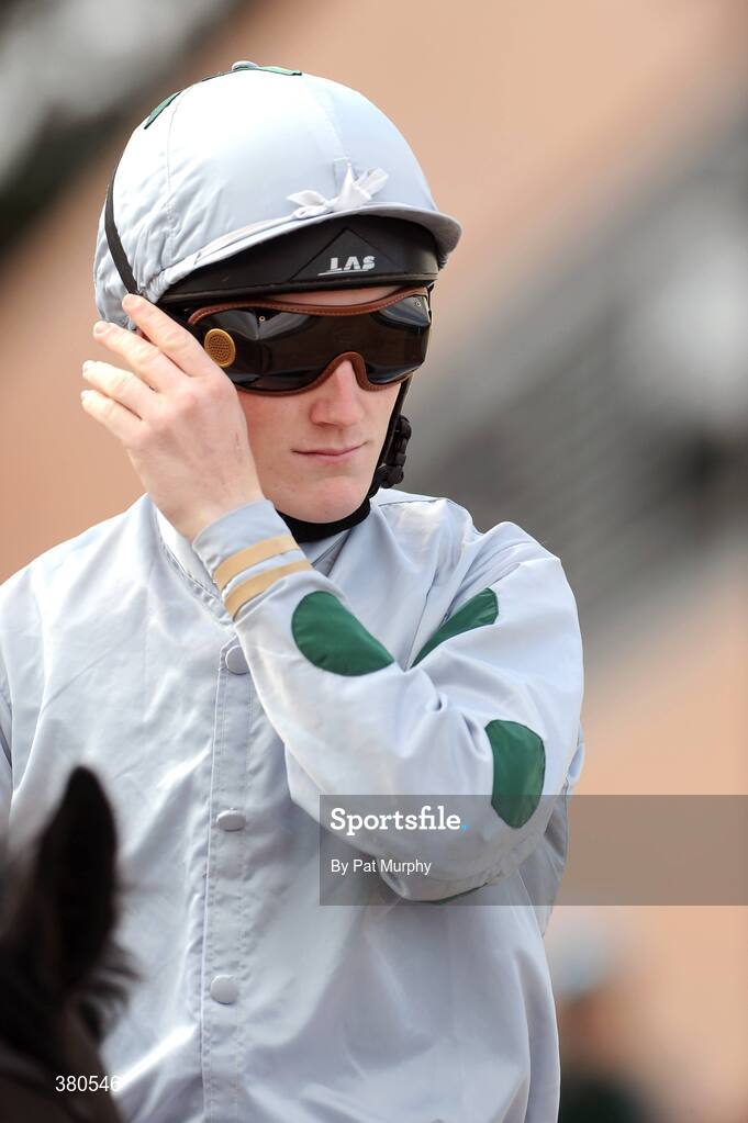 5 September 2009; Jockey William Lee before the Irish Independent European Breeders Fund Fillies Maiden. Leopardstown Racecourse, Dublin. Picture credit: Pat Murphy / SPORTSFILE