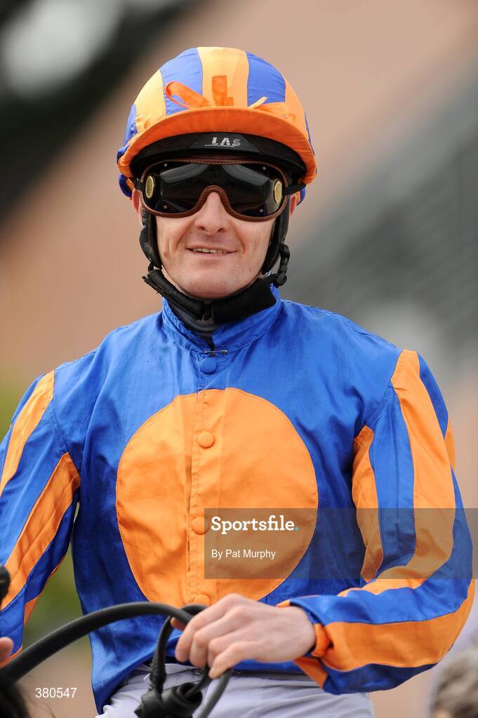 5 September 2009; Jockey Colm O'Donohue before the Irish Independent European Breeders Fund Fillies Maiden. Leopardstown Racecourse, Dublin. Picture credit: Pat Murphy / SPORTSFILE