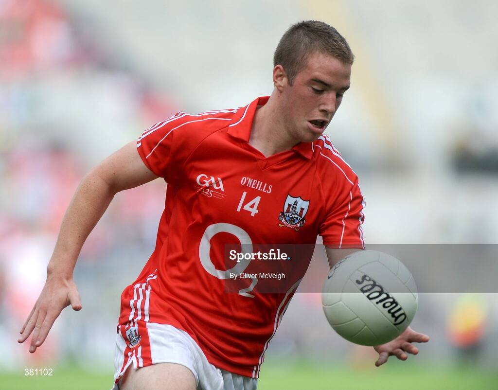 23 August 2009; Colm O'Neill, Cork. GAA Football All-Ireland Senior Championship Semi-Final, Tyrone v Cork, Croke Park, Dublin. Picture credit: Oliver McVeigh / SPORTSFILE