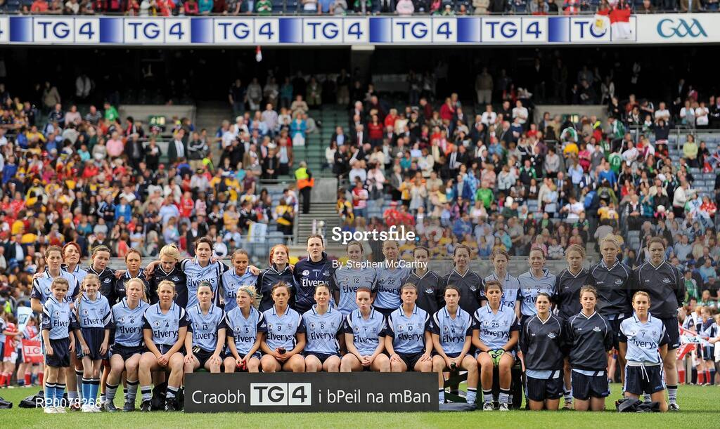 27 September 2009; The Dublin squad. TG4 All-Ireland Ladies Football Senior Championship Final, Cork v Dublin, Croke Park, Dublin. Picture credit: Stephen McCarthy / SPORTSFILE
