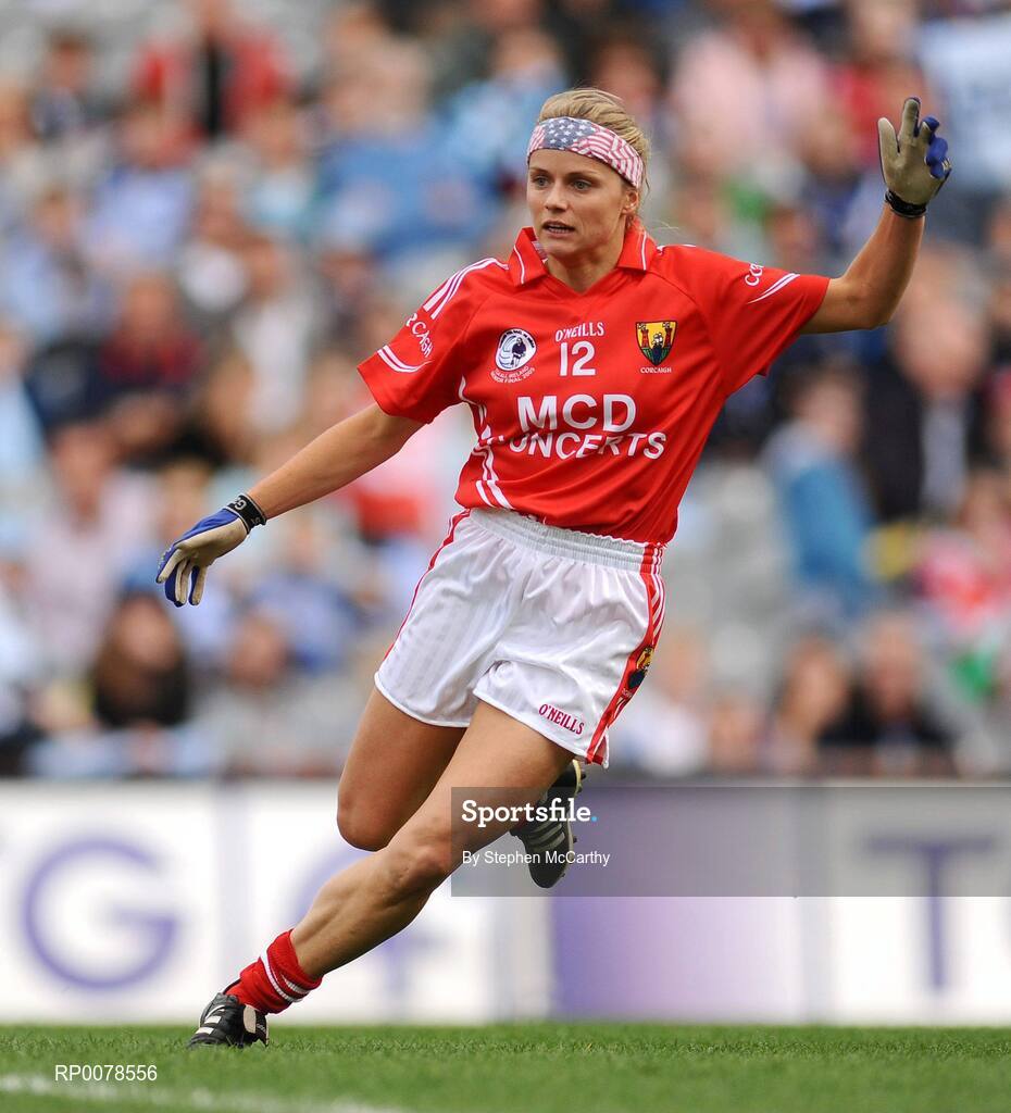 27 September 2009; Amy O'Shea, Cork. TG4 All-Ireland Ladies Football Senior Championship Final, Cork v Dublin, Croke Park, Dublin. Picture credit: Stephen McCarthy / SPORTSFILE