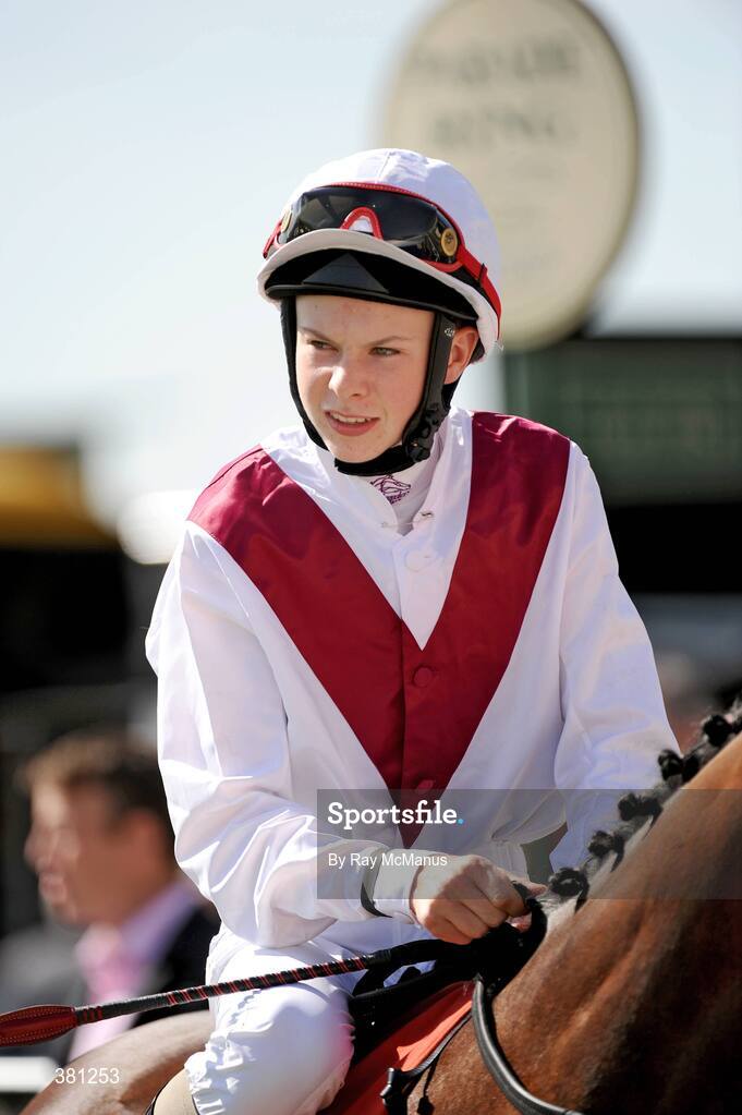 12 September 2009; Jockey Joseph O'Brien. Autumn Festival Handicap, The Curragh Racecourse, Co. Kildare. Picture credit: Ray McManus / SPORTSFILE