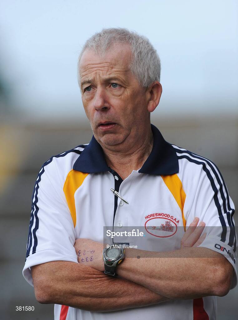 4 October 2009; Horeswood manager Michael Duffin. Wexford County Senior Football Final, Horeswood v St Anne's, Wexford Park, Wexford. Picture credit: Matt Browne / SPORTSFILE