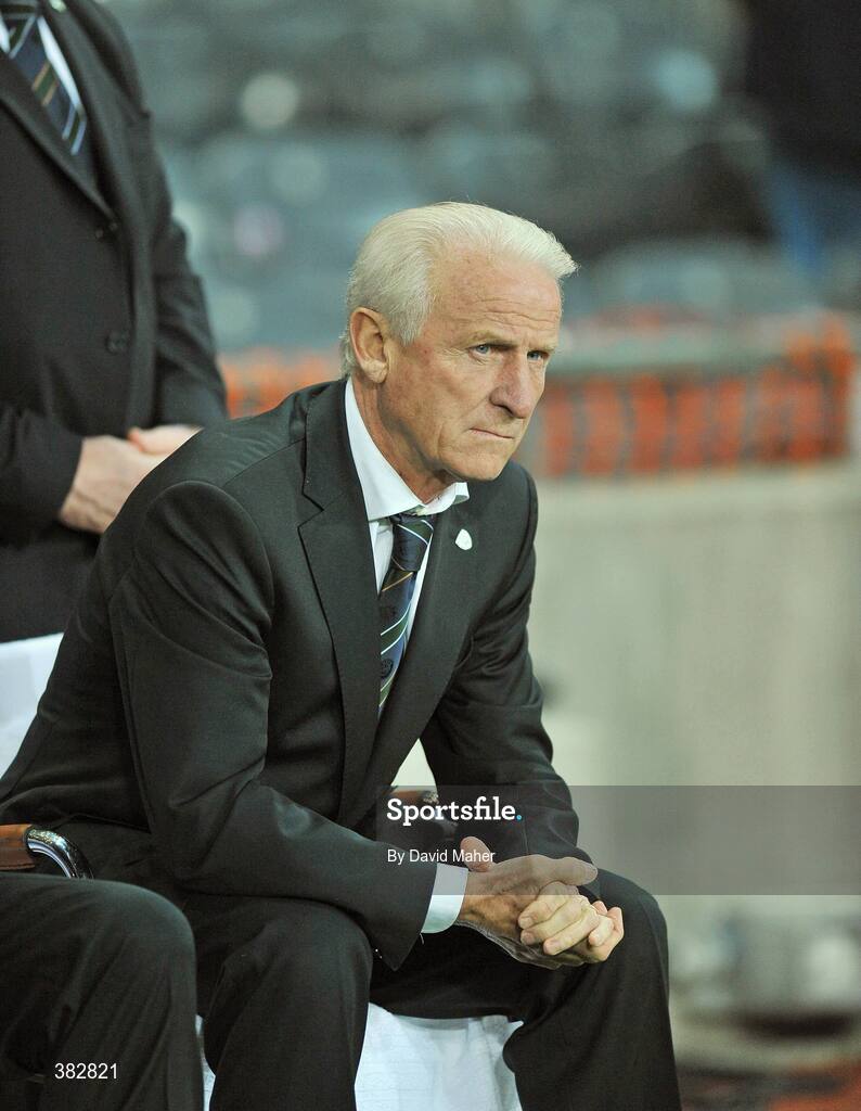14 October 2009; Republic of Ireland manager Giovanni Trapattoni before the start of the game. 2010 FIFA World Cup Qualifier, Republic of Ireland v Montenegro, Croke Park, Dublin. Picture credit: David Maher / SPORTSFILE