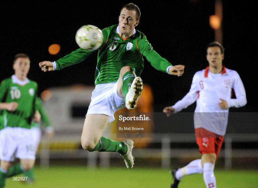 13 October 2009; Scott Davies, Republic of Ireland. UEFA European U21 Championship Qualifier, Republic of Ireland v Switzerland, RSC, Waterford. Picture credit: Matt Browne / SPORTSFILE