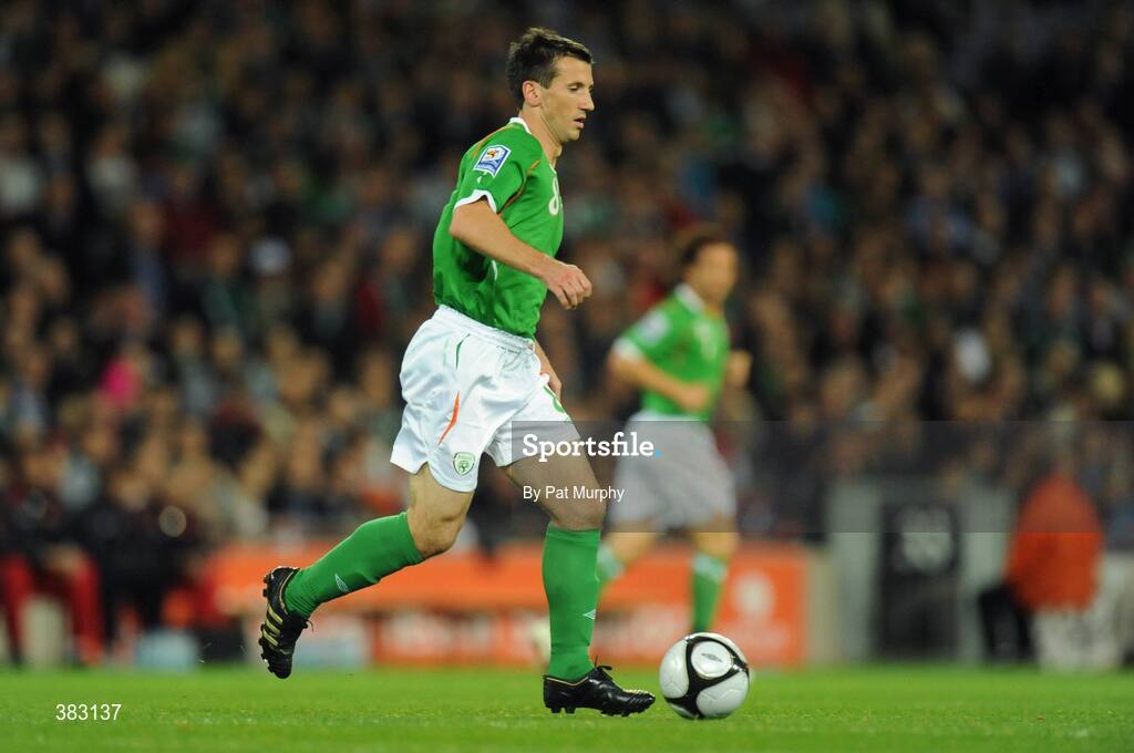 14 October 2009; Liam Miller, Republic of Ireland. 2010 FIFA World Cup Qualifier, Republic of Ireland v Montenegro, Croke Park, Dublin. Picture credit: Pat Murphy / SPORTSFILE