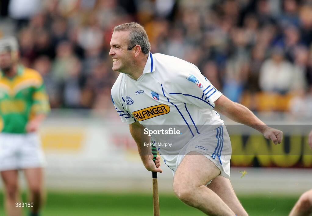 18 October 2009; Tullamore player-manager Kevin Martin celebrates after scoring his side's first goal of the game. Offaly County Senior Hurling Final, Tullamore v Kilcormac/Killoughey, O'Connor Park, Tullamore, Co. Offaly. Picture credit: Pat Murphy / SPORTSFILE
