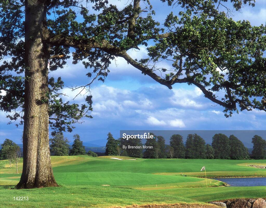 2003; The 18th Hole on the New South Course at the K Club, Straffan, Co. Kildare, Ireland. Picture credit; Brendan Moran / SPORTSFILE