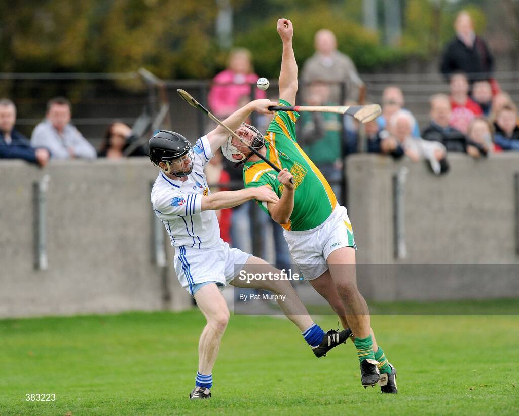 18 October 2009; Cillian Bane, Tullamore, in action against Ger Healion, Kilcormac/Killoughey. Offaly County Senior Hurling Final, Tullamore v Kilcormac/Killoughey, O'Connor Park, Tullamore, Co. Offaly. Picture credit: Pat Murphy / SPORTSFILE
