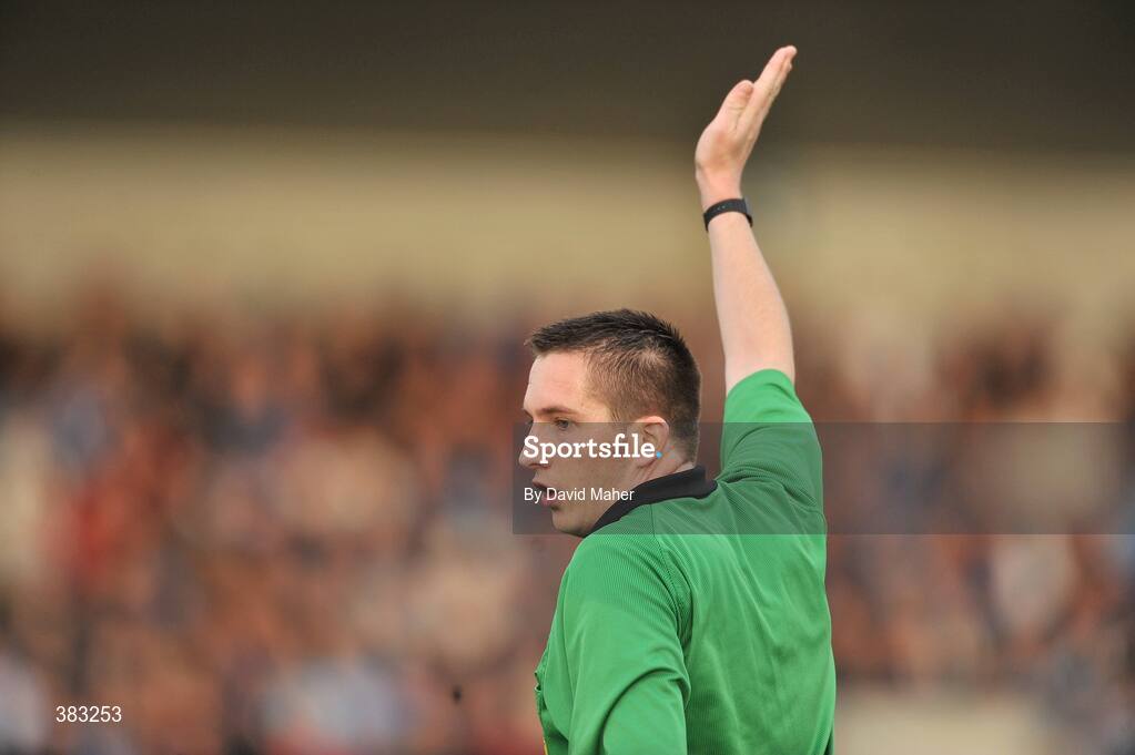 18 October 2009; Referee Brian O'Shea, during the game between Ballyboden St. Enda's and St.Jude's. Dublin County Senior Football Final, Ballyboden St. Enda's v St. Jude's, Parnell Park, Dublin. Picture credit: David Maher / SPORTSFILE