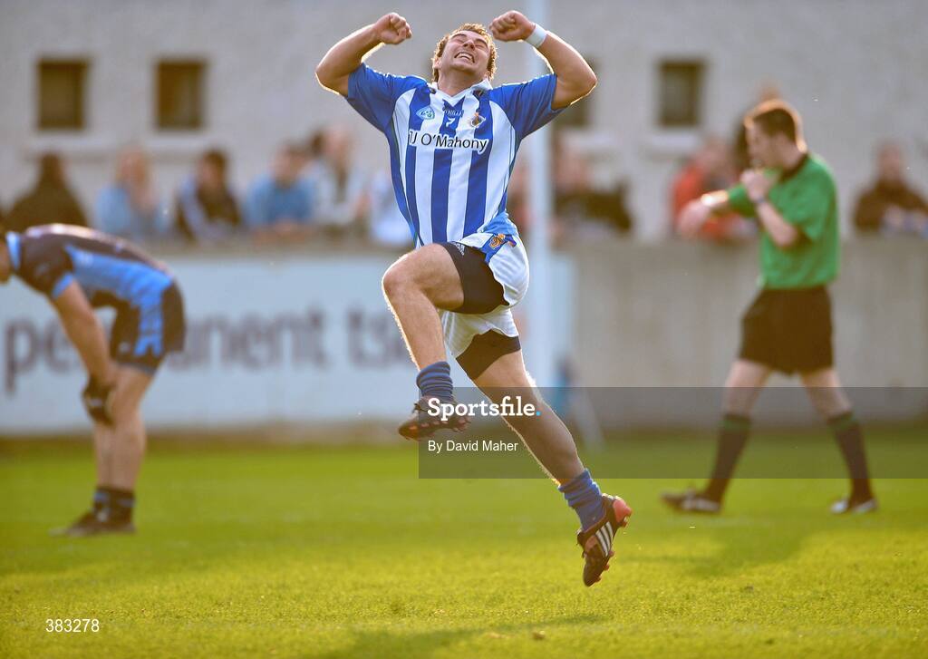 18 October 2009; Shane Durkin, Ballyboden St. Enda's, celebrates at the end of the game. Dublin County Senior Football Final, Ballyboden St. Enda's v St. Jude's, Parnell Park, Dublin. Picture credit: David Maher / SPORTSFILE