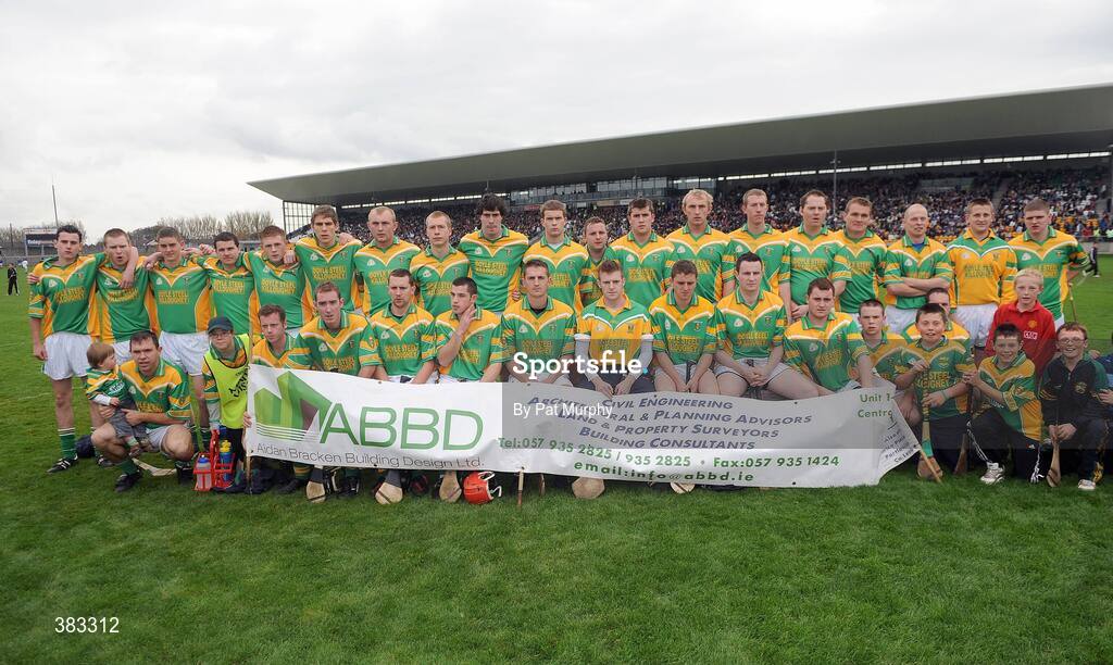18 October 2009; The Kilcormac/Killoughey team. Offaly County Senior Hurling Final, Tullamore v Kilcormac/Killoughey, O'Connor Park, Tullamore, Co. Offaly. Picture credit: Pat Murphy / SPORTSFILE