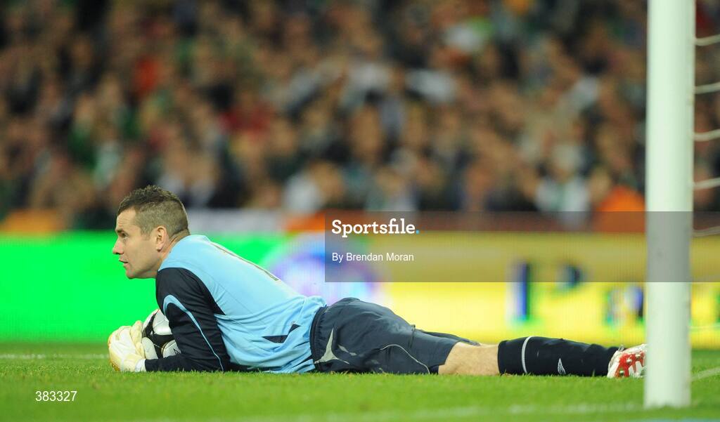 10 October 2009; Shay Given, Republic of Ireland. 2010 FIFA World Cup Qualifier, Republic of Ireland v Italy, Croke Park, Dublin. Picture credit: Brendan Moran / SPORTSFILE