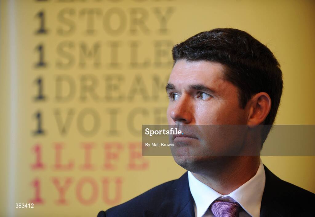 21 October 2009; Golfer Padraig Harrington at the launch of 1Life, a new 24 hour national suicide prevention helpline offering confidential advice and support nationwide for callers in need of help, and is available 24 hours a day, seven days a week. Launch of 1Life, National Suicide Prevention Helpline, Royal College of Surgeons in Ireland, St. Stephens Green, Dublin. Picture credit: Matt Browne / SPORTSFILE