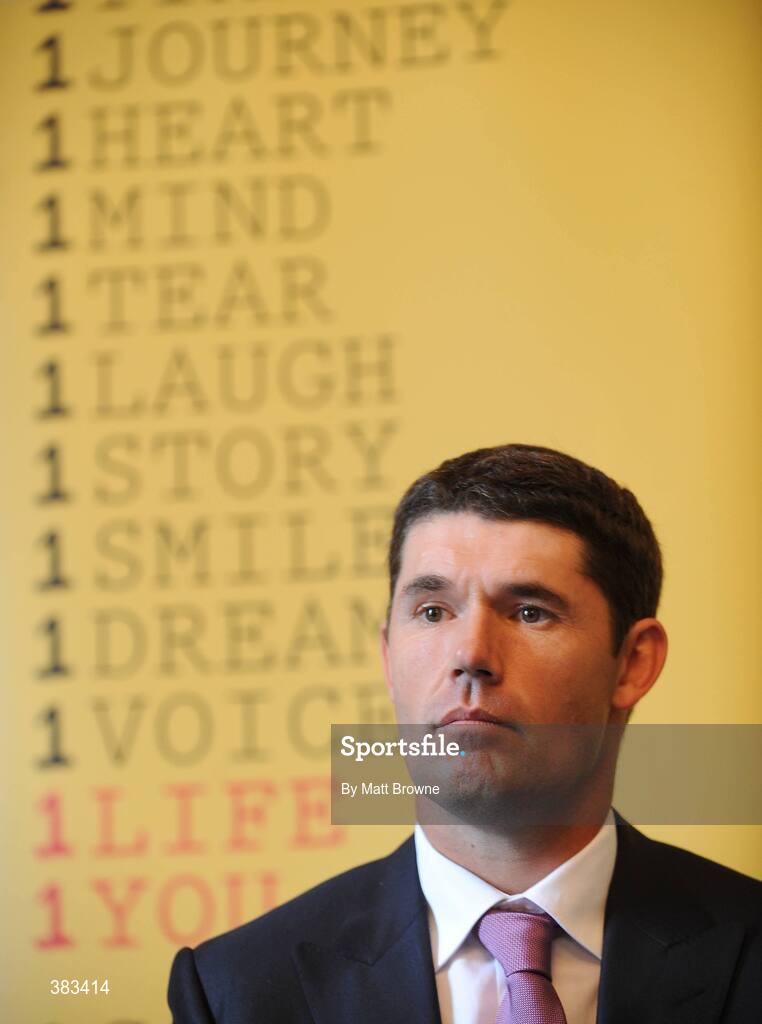 21 October 2009; Golfer Padraig Harrington at the launch of 1Life, a new 24 hour national suicide prevention helpline offering confidential advice and support nationwide for callers in need of help, and is available 24 hours a day, seven days a week. Launch of 1Life, National Suicide Prevention Helpline, Royal College of Surgeons in Ireland, St. Stephens Green, Dublin. Picture credit: Matt Browne / SPORTSFILE