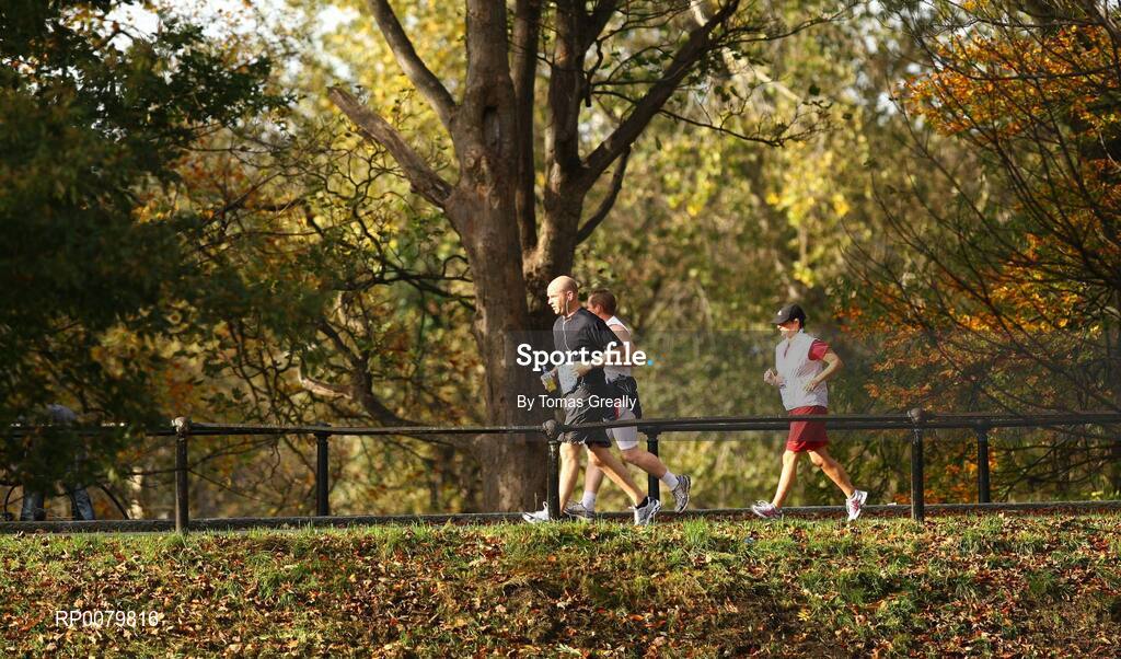 26 October 2009; A general view of competitors in action during the Lifestyle Sports - adidas Dublin Marathon 2009. Phoenix Park, Dublin. Picture credit: Tomas Greally / SPORTSFILE
