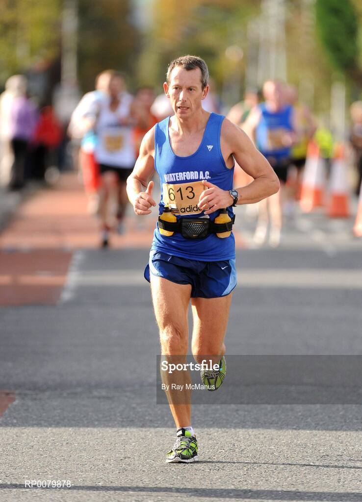 26 October 2009; Brendan Aspel, Waterford A.C., in action during the Lifestyle Sports - adidas Dublin Marathon 2009. Dublin. Picture credit: Ray McManus / SPORTSFILE