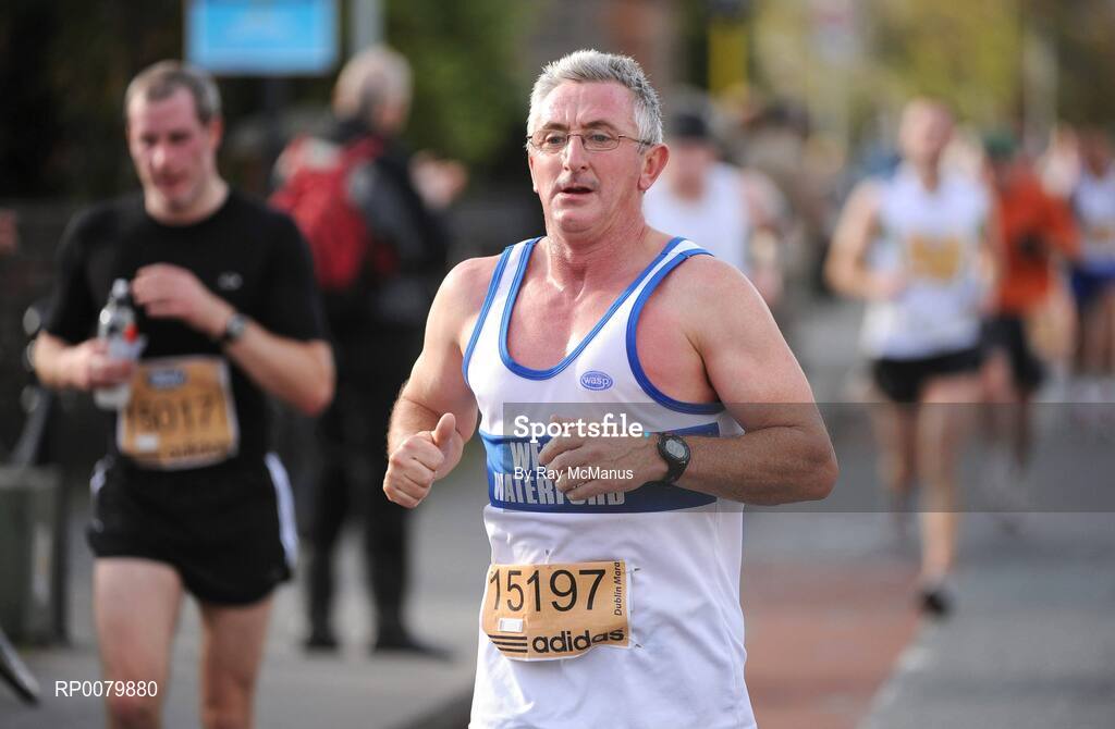 26 October 2009; Martin Hayes, West Waterford A.C., in action during the Lifestyle Sports - adidas Dublin Marathon 2009. Dublin. Picture credit: Ray McManus / SPORTSFILE
