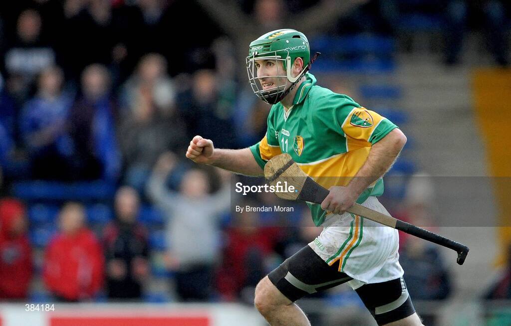 1 November 2009; Jerry O'Connor, Newtownshandrum, celebrates after scoring the winning point. AIB GAA Hurling Munster Senior Club Championship Quarter-Final, Thurles Sarsfields v Newtownshandrum, Semple Stadium, Thurles, Co. Tipperary. Picture credit: Brendan Moran / SPORTSFILE