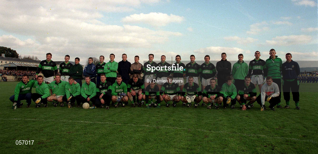 18 February 2001; The Nemo Rangers squad prior to the AIB All-Ireland Senior Club Football Championship Semi-Final match between Nemo Rangers and O'Hanrahan's at the Clonmel Sportsfield in Clonmel, Tipperayr. Photo by Damien Eagers/Sportsfile