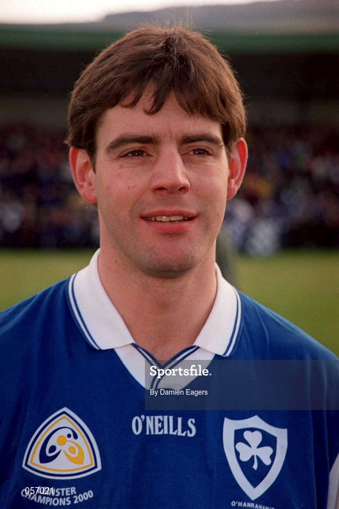 18 February 2001; Niall English of O'Hanrahan's prior to the AIB All-Ireland Senior Club Football Championship Semi-Final match between Nemo Rangers and O'Hanrahan's at the Clonmel Sportsfield in Clonmel, Tipperayr. Photo by Damien Eagers/Sportsfile
