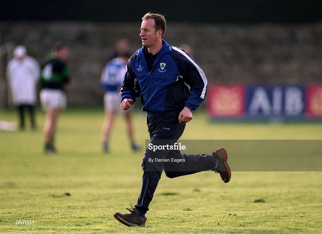 18 February 2001; O'Hanrahan's manager Michael Dempsey during the AIB All-Ireland Senior Club Football Championship Semi-Final match between Nemo Rangers and O'Hanrahan's at the Clonmel Sportsfield in Clonmel, Tipperayr. Photo by Damien Eagers/Sportsfile