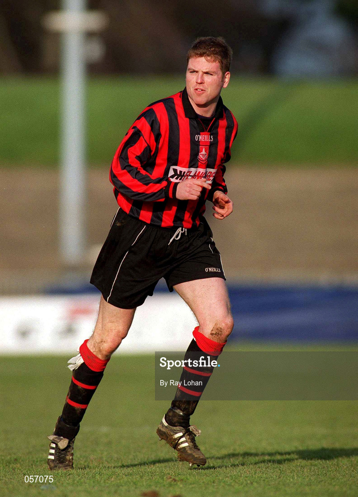 18 February 2001; Eric Smith of Longford Town during the Eircom League Premier Division match between Shamrock Rovers and Longford Town at Morton Stadium in Santry, Dublin. Photo by Ray Lohan/Sportsfile