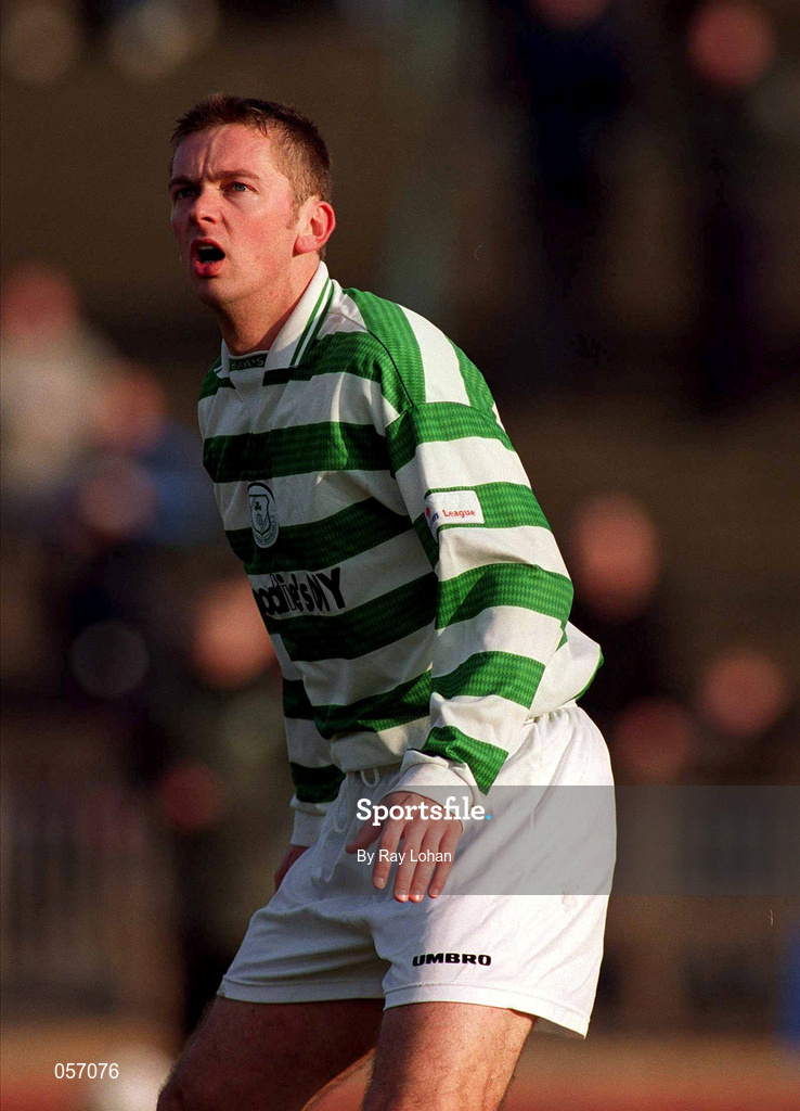18 February 2001; Billy Woods of Shamrock Rovers during the Eircom League Premier Division match between Shamrock Rovers and Longford Town at Morton Stadium in Santry, Dublin. Photo by Ray Lohan/Sportsfile