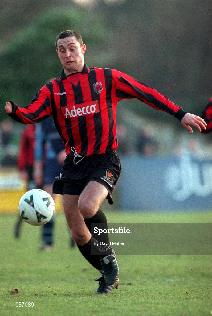 18 February 2001; Dave Morrison of Bohemians during the Eircom League Premier Division match between UCD and Bohemians at Belfield Park in Dublin. Photo by David Maher/Sportsfile