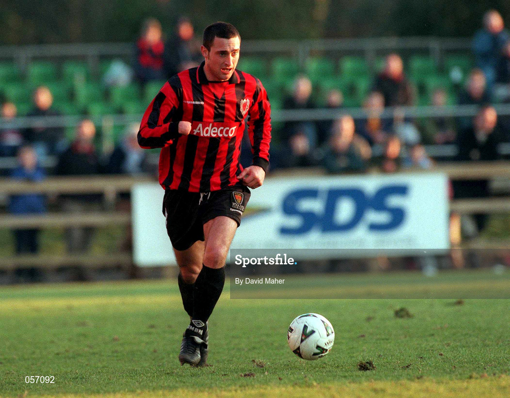 18 February 2001; Dave Morrison of Bohemians during the Eircom League Premier Division match between UCD and Bohemians at Belfield Park in Dublin. Photo by David Maher/Sportsfile