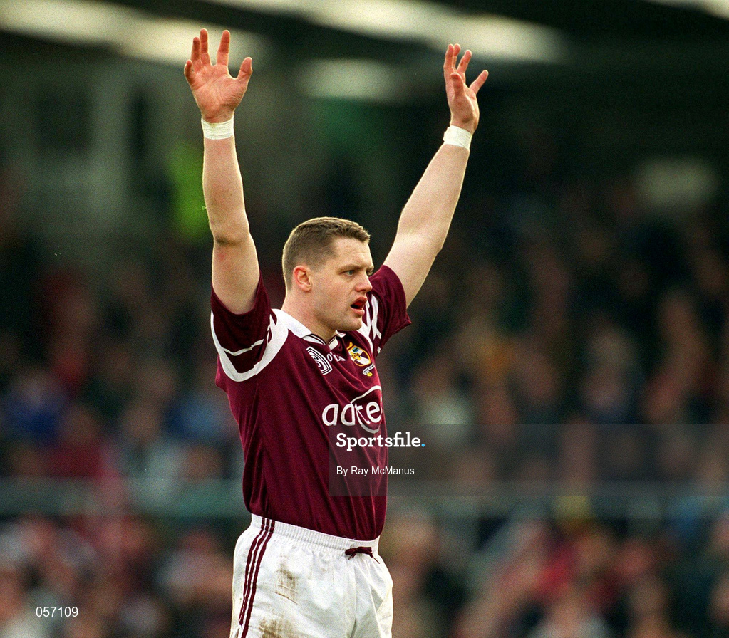 18 February 2001; Liam Moffatt of Crossmolina during the AIB All-Ireland Senior Club Football Championship Semi-Final match between Crossmolina Deel Rovers and Bellaghy Wolfe Tones at Brewster Park in Enniskillen, Fermanagh. Photo by Ray McManus/Sportsfile
