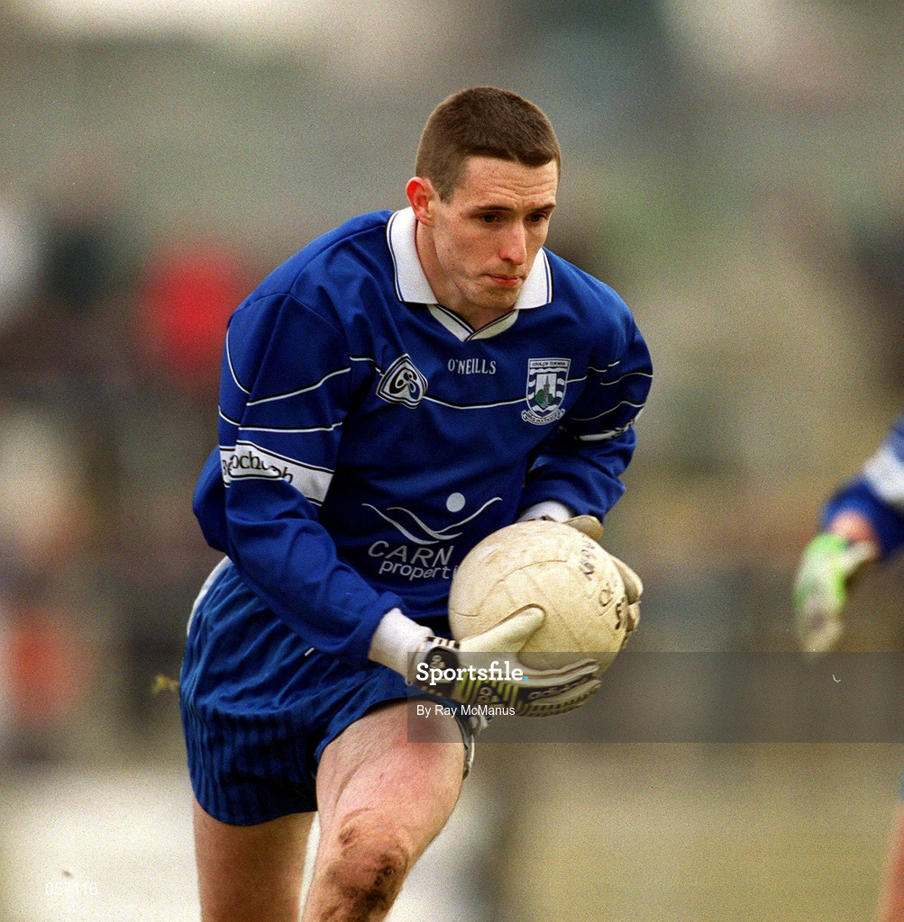 18 February 2001; Francis Glackan of Bellaghy during the AIB All-Ireland Senior Club Football Championship Semi-Final match between Crossmolina Deel Rovers and Bellaghy Wolfe Tones at Brewster Park in Enniskillen, Fermanagh. Photo by Ray McManus/Sportsfile