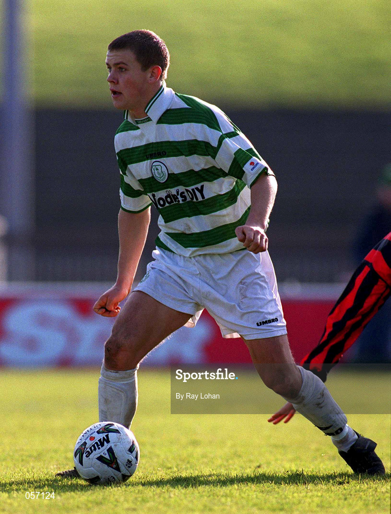 18 February 2001; Shane Robinson of Shamrock Rovers during the Eircom League Premier Division match between Shamrock Rovers and Longford Town at Morton Stadium in Santry, Dublin. Photo by Ray Lohan/Sportsfile