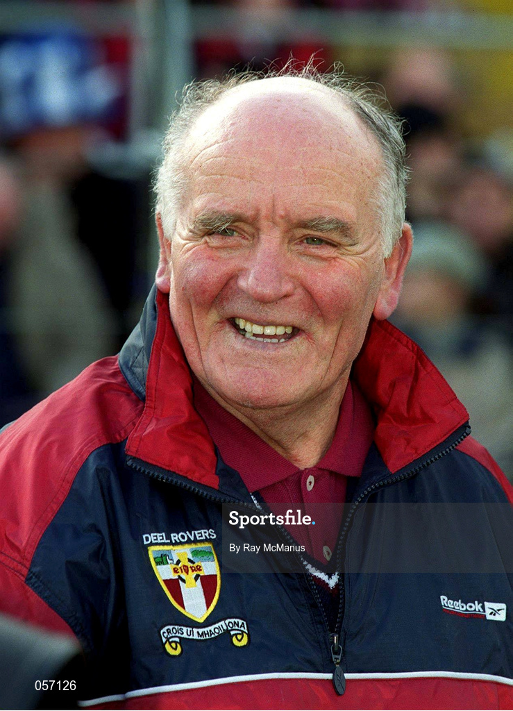 18 February 2001; Dr Mick Loftus, GAA official, during the AIB All-Ireland Senior Club Football Championship Semi-Final match between Crossmolina Deel Rovers and Bellaghy Wolfe Tones at Brewster Park in Enniskillen, Fermanagh. Photo by Ray McManus/Sportsfile