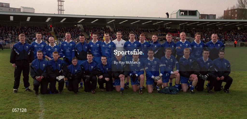 18 February 2001; The Bellaghy squad prior to during the AIB All-Ireland Senior Club Football Championship Semi-Final match between Crossmolina Deel Rovers and Bellaghy Wolfe Tones at Brewster Park in Enniskillen, Fermanagh. Photo by Ray McManus/Sportsfile