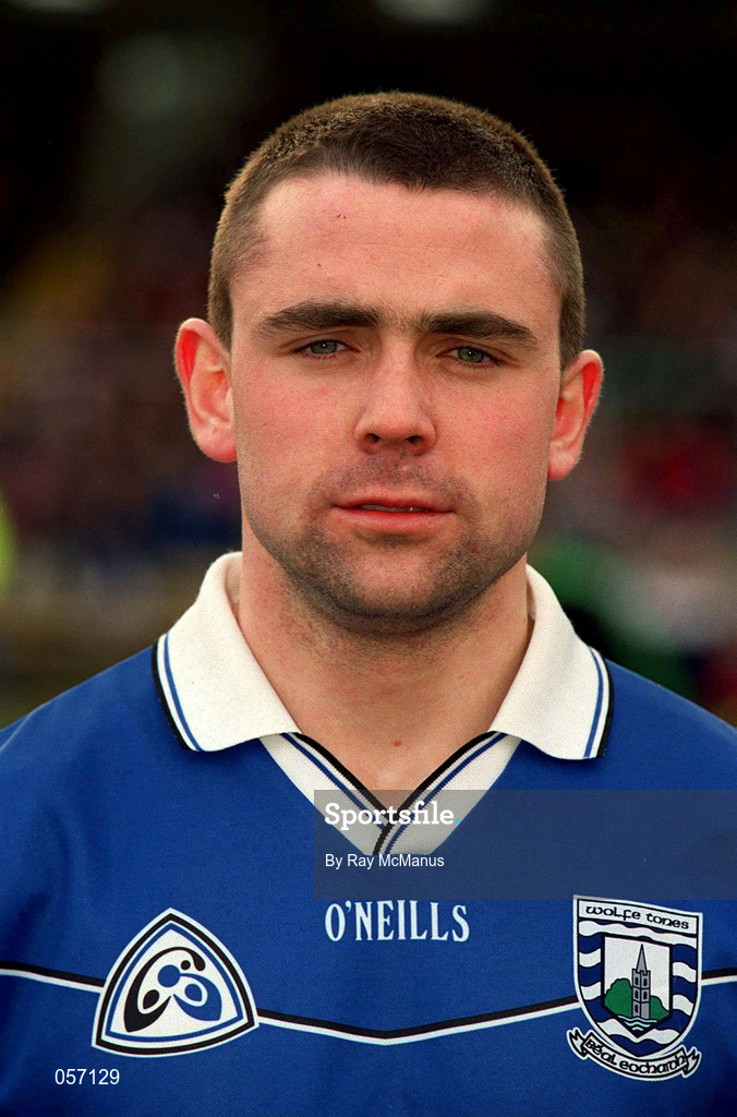 18 February 2001; Ciaran McNally of Bellaghy prior to the AIB All-Ireland Senior Club Football Championship Semi-Final match between Crossmolina Deel Rovers and Bellaghy Wolfe Tones at Brewster Park in Enniskillen, Fermanagh. Photo by Ray McManus/Sportsfile