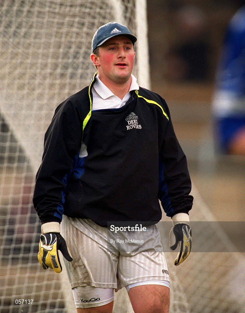 18 February 2001; Barry Heffernan of Crossmolina during the AIB All-Ireland Senior Club Football Championship Semi-Final match between Crossmolina Deel Rovers and Bellaghy Wolfe Tones at Brewster Park in Enniskillen, Fermanagh. Photo by Ray McManus/Sportsfile