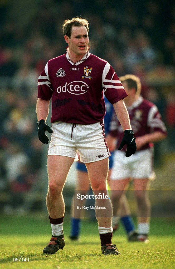 18 February 2001; Tom Nallen of Crossmolina during the AIB All-Ireland Senior Club Football Championship Semi-Final match between Crossmolina Deel Rovers and Bellaghy Wolfe Tones at Brewster Park in Enniskillen, Fermanagh. Photo by Ray McManus/Sportsfile