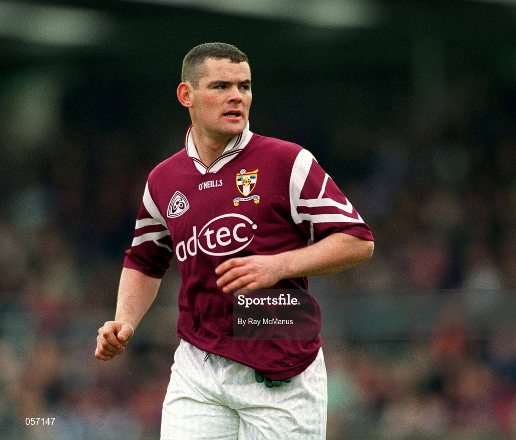 18 February 2001; Colm Reilly of Crossmolina during the AIB All-Ireland Senior Club Football Championship Semi-Final match between Crossmolina Deel Rovers and Bellaghy Wolfe Tones at Brewster Park in Enniskillen, Fermanagh. Photo by Ray McManus/Sportsfile