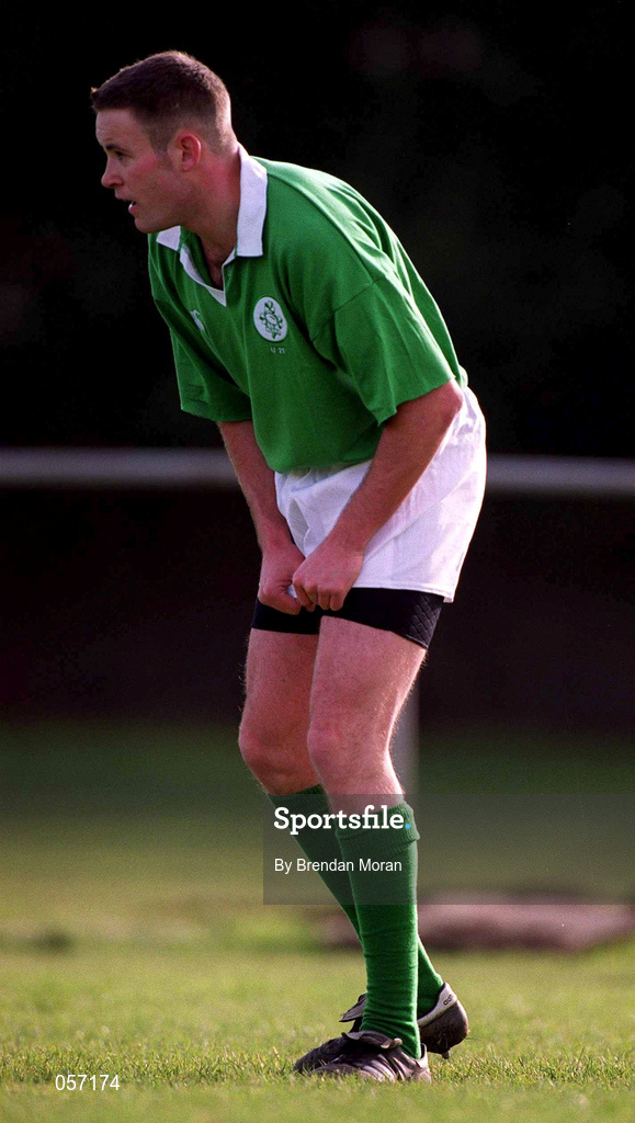 16 February 2001; Gary Browne of Ireland during the U21 Rugby International match between Ireland and France at Templeville Road in Dublin. Photo by Brendan Moran/Sportsfile