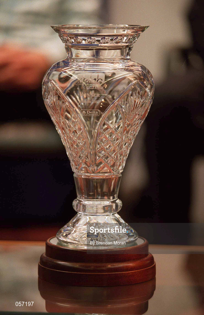 21 February 2001; The winners trophy during a press conference ahead of the KPMG Tennis Challenge / ATP Tour of Champions event to be held at The Point Depot in Dublin. Photo by Brendan Moran/Sportsfile