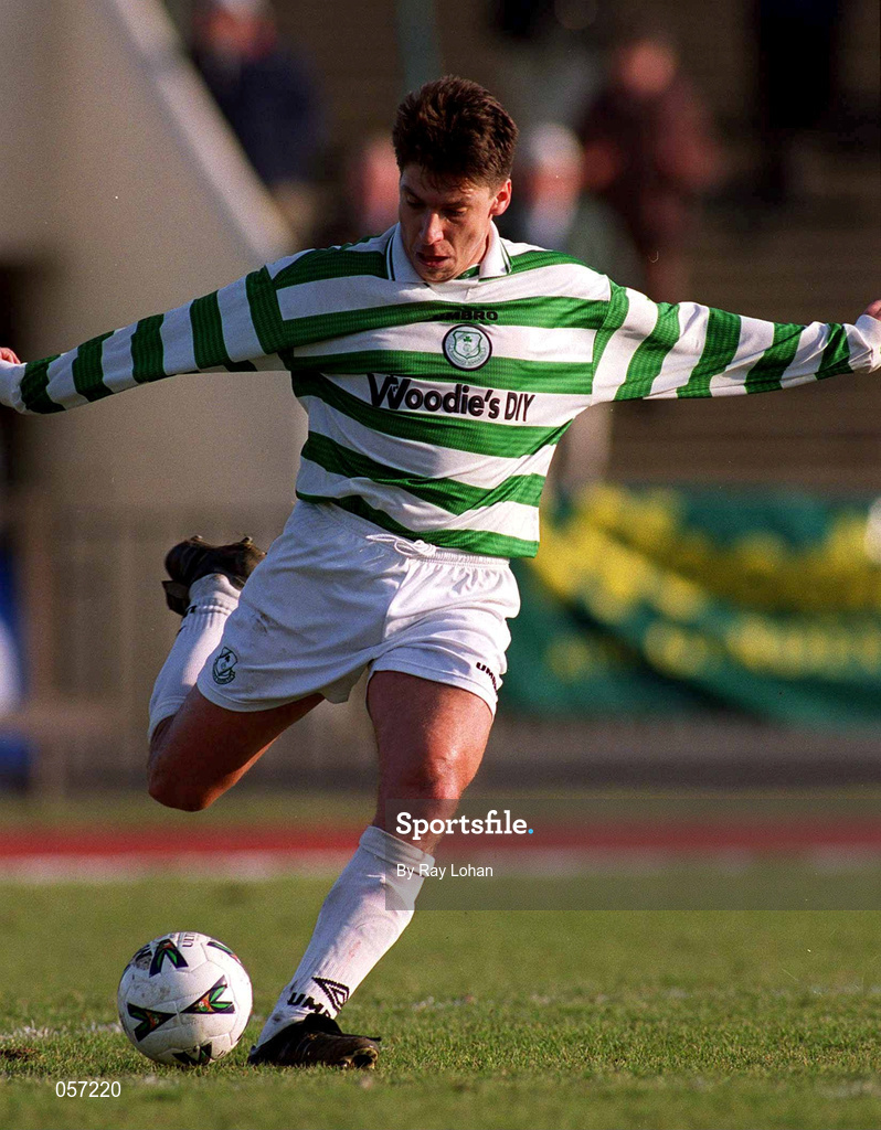 18 February 2001; Pascal Vaudequin of Shamrock Rovers during the Eircom League Premier Division match between Shamrock Rovers and Longford Town at Morton Stadium in Santry, Dublin. Photo by Ray Lohan/Sportsfile