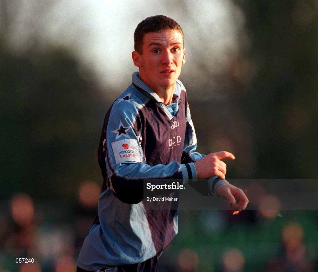 18 February 2001; Paul O'Mara of UCD during the Eircom League Premier Division match between UCD and Bohemians at Belfield Park in Dublin. Photo by David Maher/Sportsfile