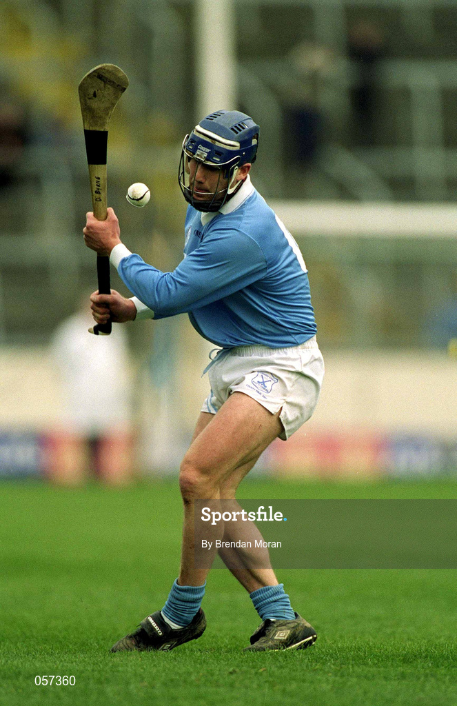 25 February 2001; Denis Byrne of Graigue Ballycallan during the AIB All-Ireland Senior Club Hurling Championship Semi-Final between Graigue Ballycallan and Sixmilebridge at Semple Stadium in Thurles, Tipperary. Photo by Brendan Moran/Sportsfile