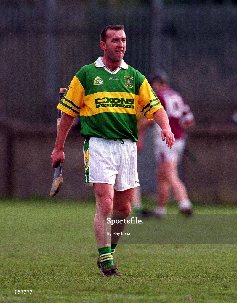 25 February 2001; Seamus McMullan of Dunloy during the AIB All-Ireland Senior Club Hurling Championship Semi-Final match between Athenry and Dunloy at Parnell Park in Dublin. Photo by Ray Lohan/Sportsfile